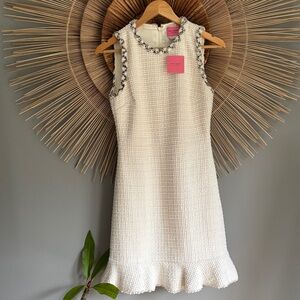 Kate Spade White Tweed Mini Dress